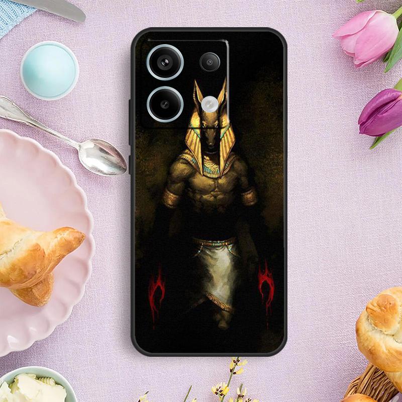 Egypt Nefertiti Anubis Ankh Case For Xiaomi Redmi Note 12 11 9 10 13 Pro Plus 9S 10S 11S 12S Redmi 12 10 C 9C 13C Cover