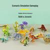 Children's 3D Cartoon Dinosaur Jigsaw Puzzle - DIY Educational Toy for Early Learning