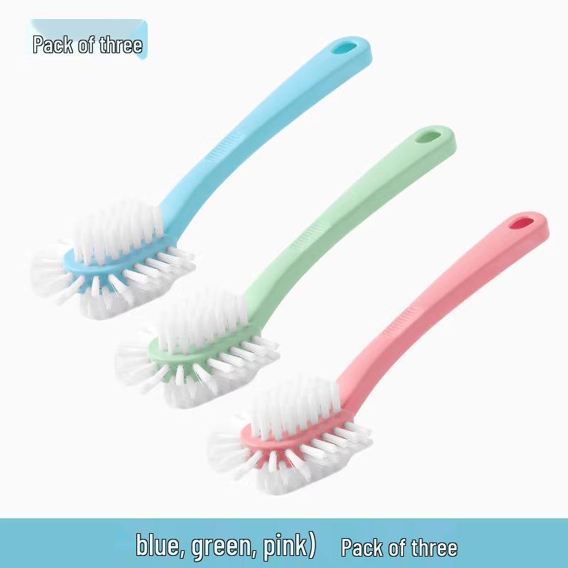 All-in-One Long-Handle Soft Bristle Shoe Brush