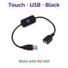 LED Knob Touch Switch Dimmer DC12-24V USB 5V Brightness Adjust Controller for 5050 3528 COB LED Strip Light Tape Ribbon Lights