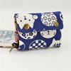 Canvas Cartoon Totoro Katze Gedruckt Hund Damen Faltbare Kurze Geldbörse Organizer Niedliche Mini Geld Schlüssel Tasche Münzbeutel für Kinder