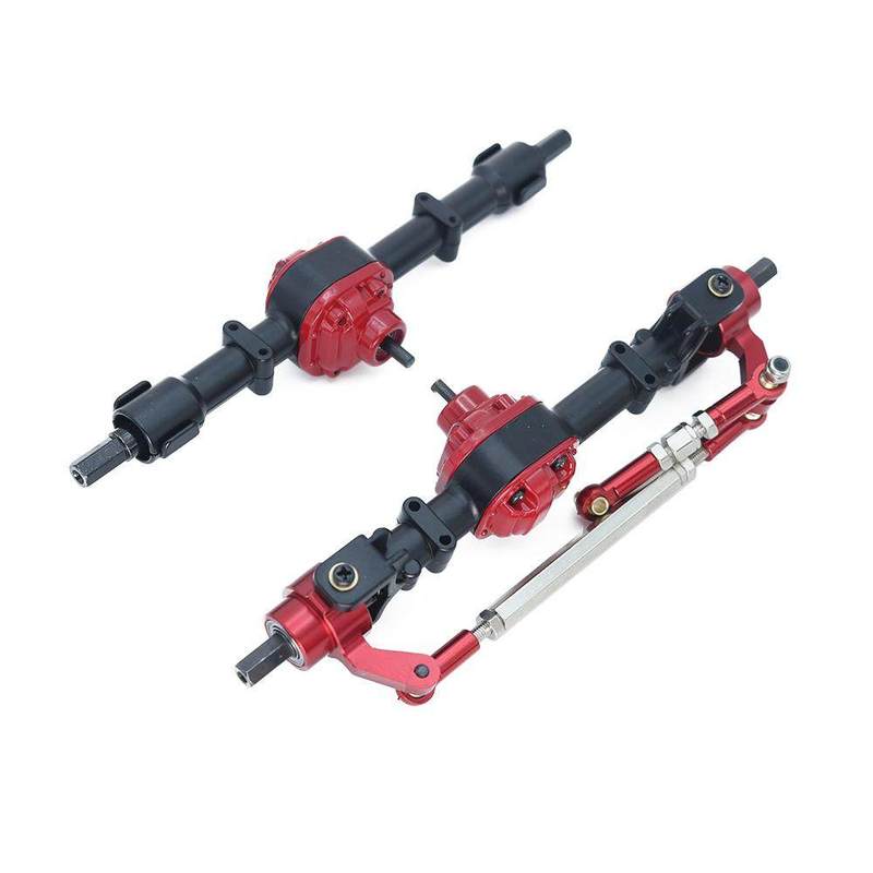 MN Metal Front & Rear Axle for 1/12 RC Car MN82 MN78 MN99s D90 Upgrade Part High Strength Heavy Duty Load Capacity Easy Install