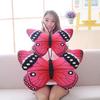 3D Butterfly Pillow Colorful Decorative Animal Throw Pillows Print Accent Pillow Stuffed Cushion Bed Bedroom Couch Home Textile