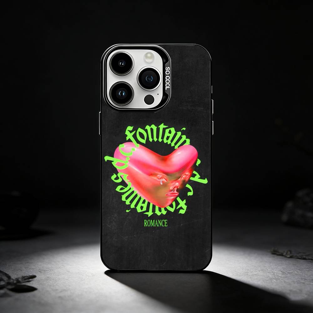 

Fontaines DC Romance Cool Phone Case For iPhone 17,16,15,14,13,12,11 Plus,Pro Max,XS,Colored silver phone case iPhone15