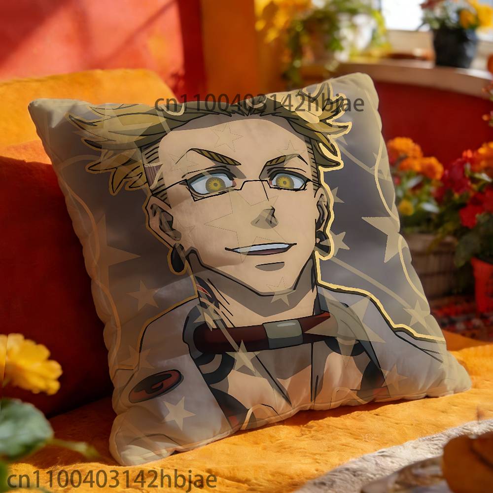 Enjin G-Gachiakuta Pillow Case For Sofa Decor Car Office Room Printing Cushion Cover Decorations and Protector