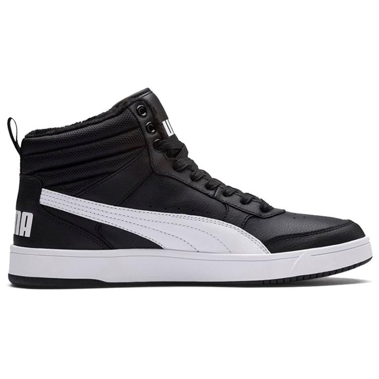 (WMNS) PUMA Rebound Street V2 Fur 'Black White' Women's 363717-05