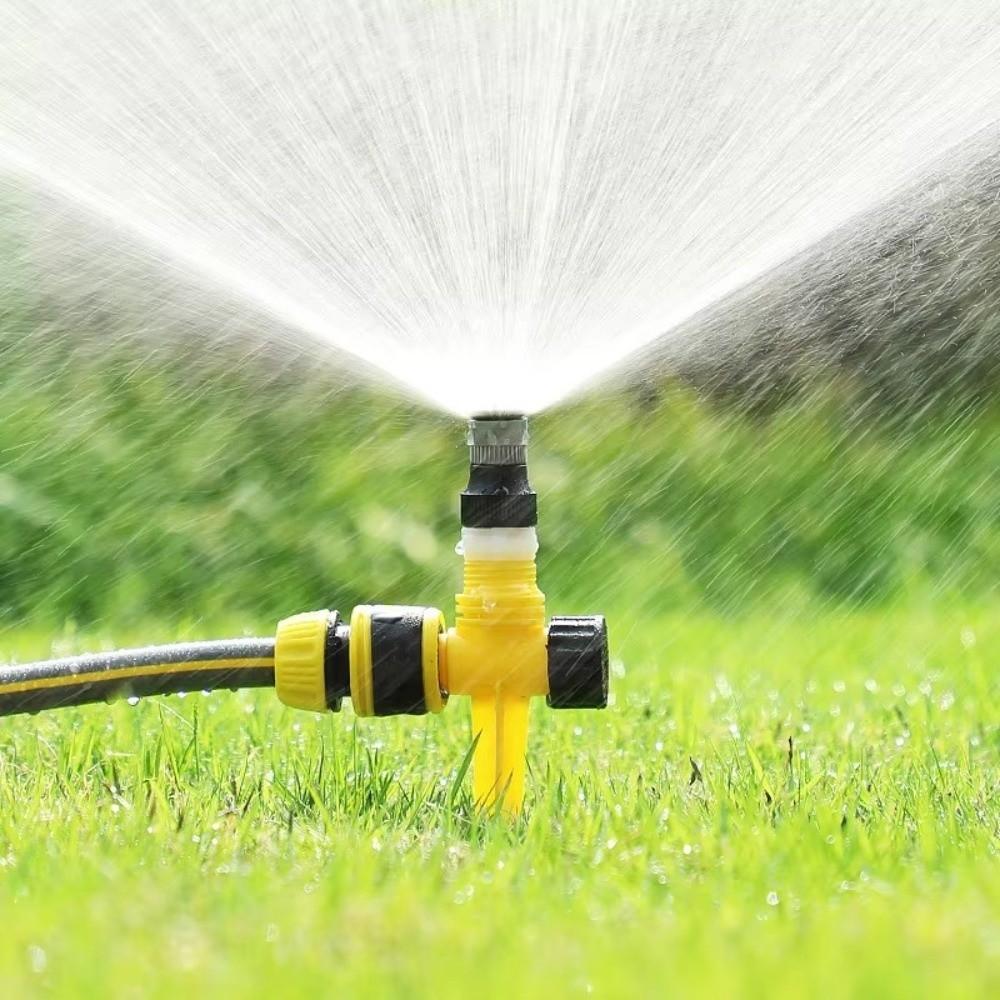 3Pcs Corrosion Resistant Rotating Sprinkler 360° Rotation Water Sprayers Garden Nozzle  Landscaping