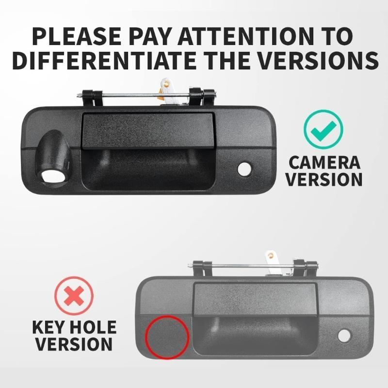 Rear Tailgate Handle Back Door Handle for Toyota Tundra 2007 2008 2009 2010 2011 2012 2013 Texture Black 69090-0C050 690900C050