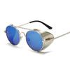 Round Sunglasses Man Woman Brand Designer Vintage Sun Glasses Classic Eyewear For Driving Metal Steampunk Retro
