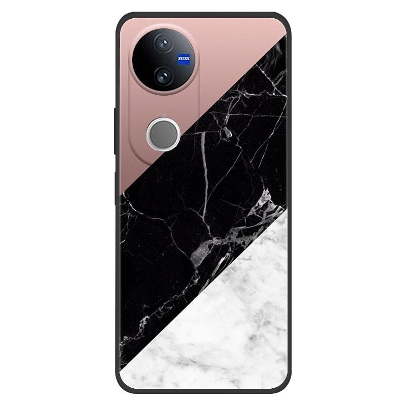 Marble Case For Vivo V50 5G Case Lovely Painted Silicone Back Cases Cover For Vivo V2427 V 50 Coque Anti Drop Protective Fundas