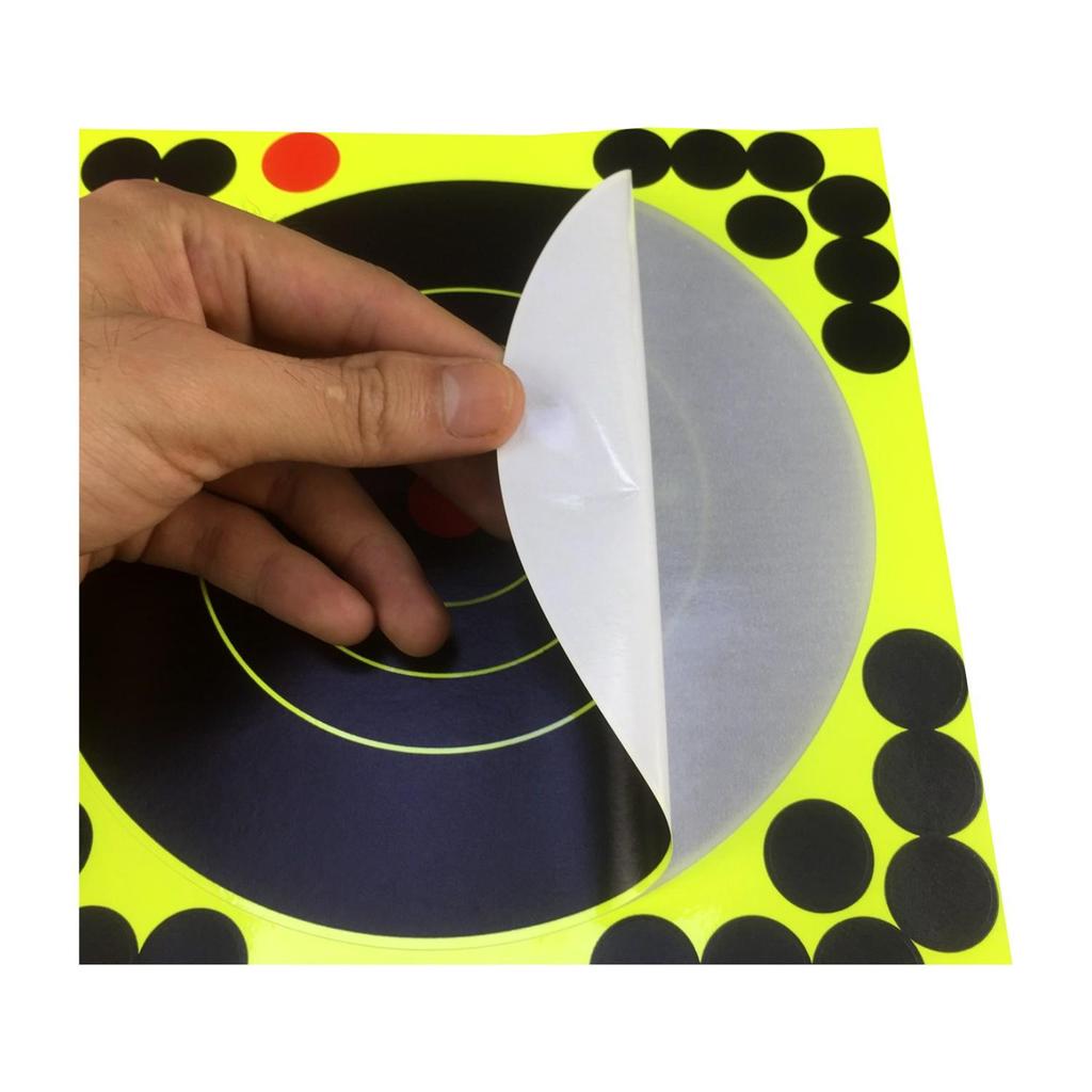 8-tums fluorescerande självhäftande färgskiftande klistermärken för skjutmål