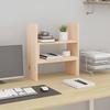 Monitor Stand (39 72) X 17 X 43 Cm Solid Pine Wood