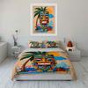 Colorful Tiki Mask Design. Bedding Sets Duvet Cover Sets Duvet Covers Pillowcases(1*Duvet Cover 2*Pillowcases Without Duvet Insert)