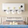 Dual-Purpose Punch-Free AC Deflector: Gentle Airflow for Kids and Infants