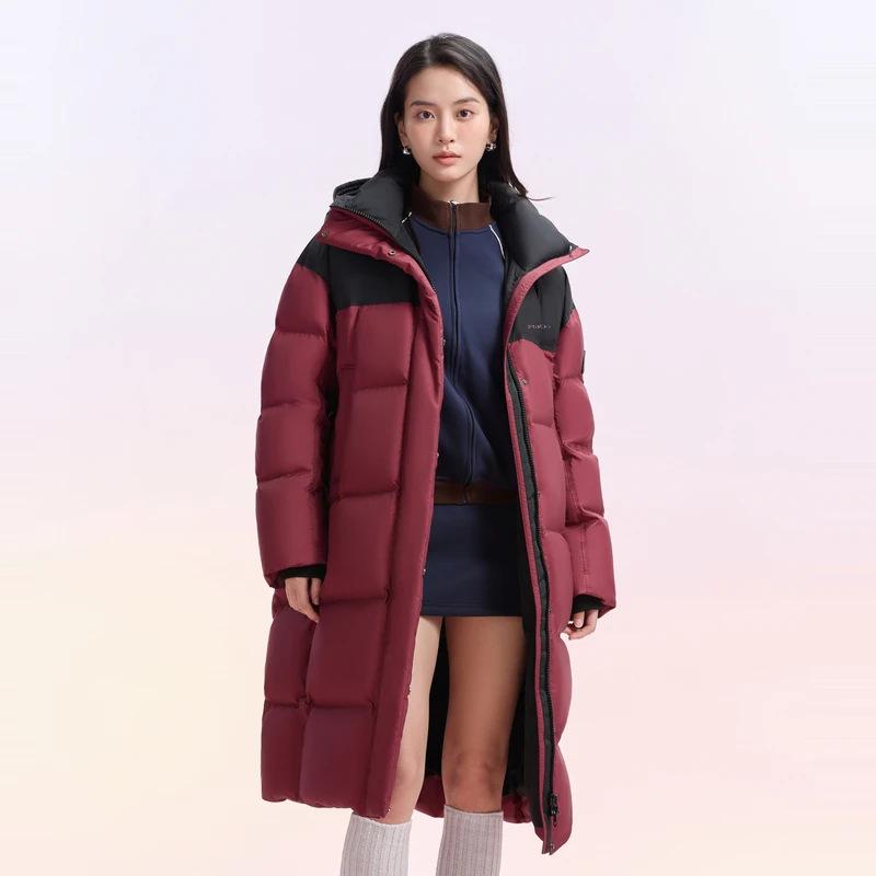 New down cotton-padded clothes, couple loose and long winter thickened coat, cotton-padded jacket thickened bread clothes.