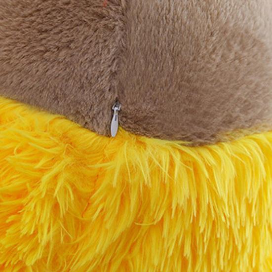 Fried Shrimp Seal Plush Pillow 70/90cm Soft Stuffed Hugging Doll with Invisible Zipper Cute Decorative Cushion Toy for Kids