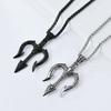 Retro Nördliches Titanstahl Halskette Herren Nische Kulturelles Zubehör Anhänger