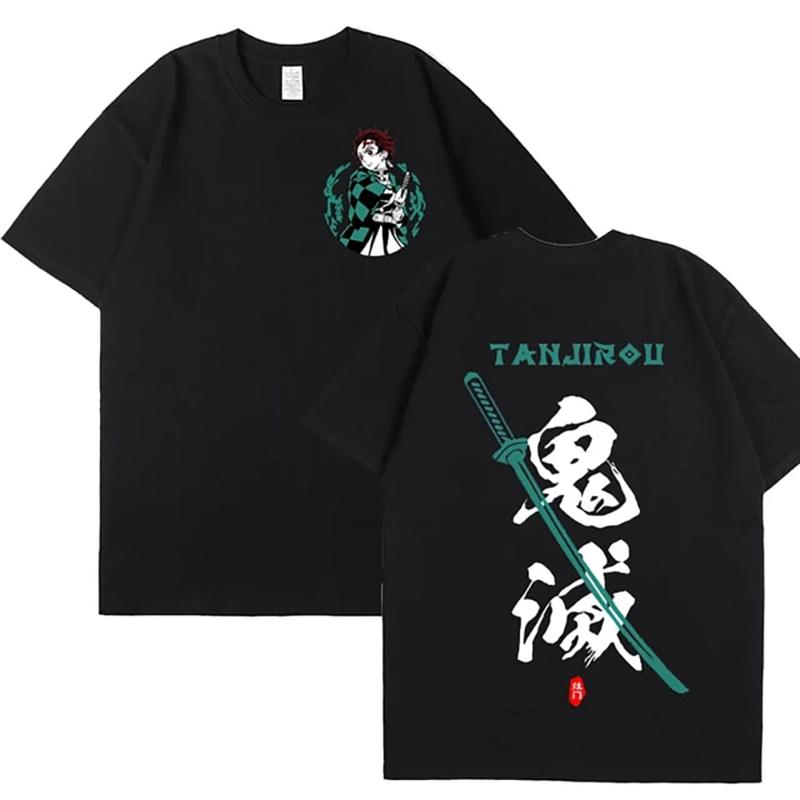 Anime Shirt Summer Fashion Men's T-shirt Funny Shirt Gym Beast Oversized Casual Round Neck Short Sleeve Cotton T-shirt Men's Top