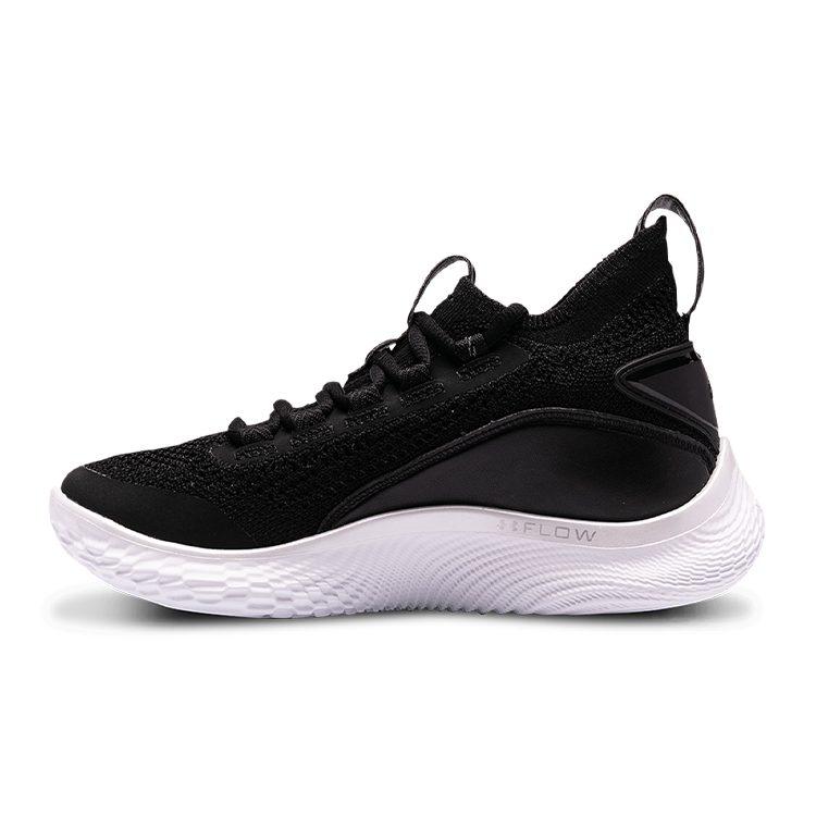 Under Armour Curry Flow 8 Black White GS 3023527-002