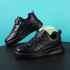Children's Little White Shoes Foreign Trade Board Shoes 2025 Spring and Autumn Non-slip Small Black Shoes Student Leather Waterproof and Non-slip Spo