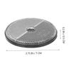 Baluue 2 Round Reflector Trailer Plastic Silver