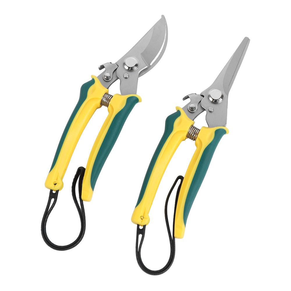 Stainless Steel Garden Pruner Safe Lock Tree Branch Trimmer Pruning Shears  Orchard Trimming
