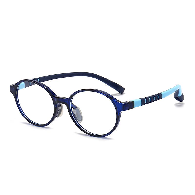New Kids' Anti-Blue Light Silicone Eyeglass Frames, Versatile for Students, In Stock