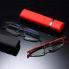Men's and Women's Fashionable Reading Glasses Anti Blue Light Glasses+1.0+1.5+2.0+2.5+3.0+4.0 Near and Far Half Frame Style