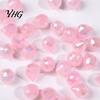 Glass Beads for Jewelry Making Faceted Teardrop Beads, Water Drop Loose Spacer Top Drilled Crystal Vintage Style Sun Catcher, DIY Necklace Bracelet