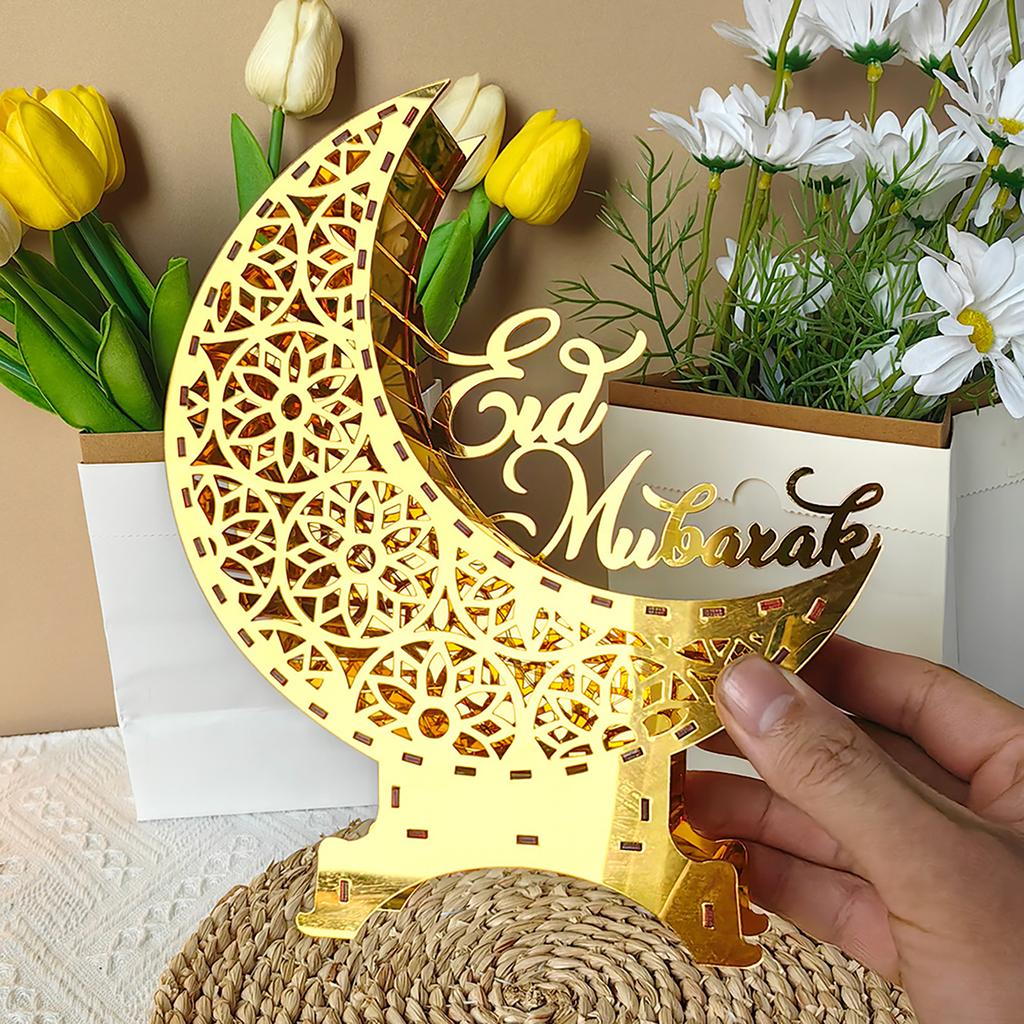Ramadan Decorations Home Acrylic Ornament Home Decoration Ornaments Small Night Lights Table