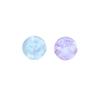 Harzscheibenknopf Knopf Cheongsam Transparent Blume Kleiner Knopf Tang-Anzug Hanfu Hemdknopf Runde Perle Retro Dekoration