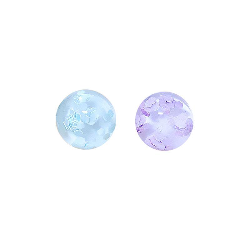 Harzscheibenknopf Knopf Cheongsam Transparent Blume Kleiner Knopf Tang-Anzug Hanfu Hemdknopf Runde Perle Retro Dekoration
