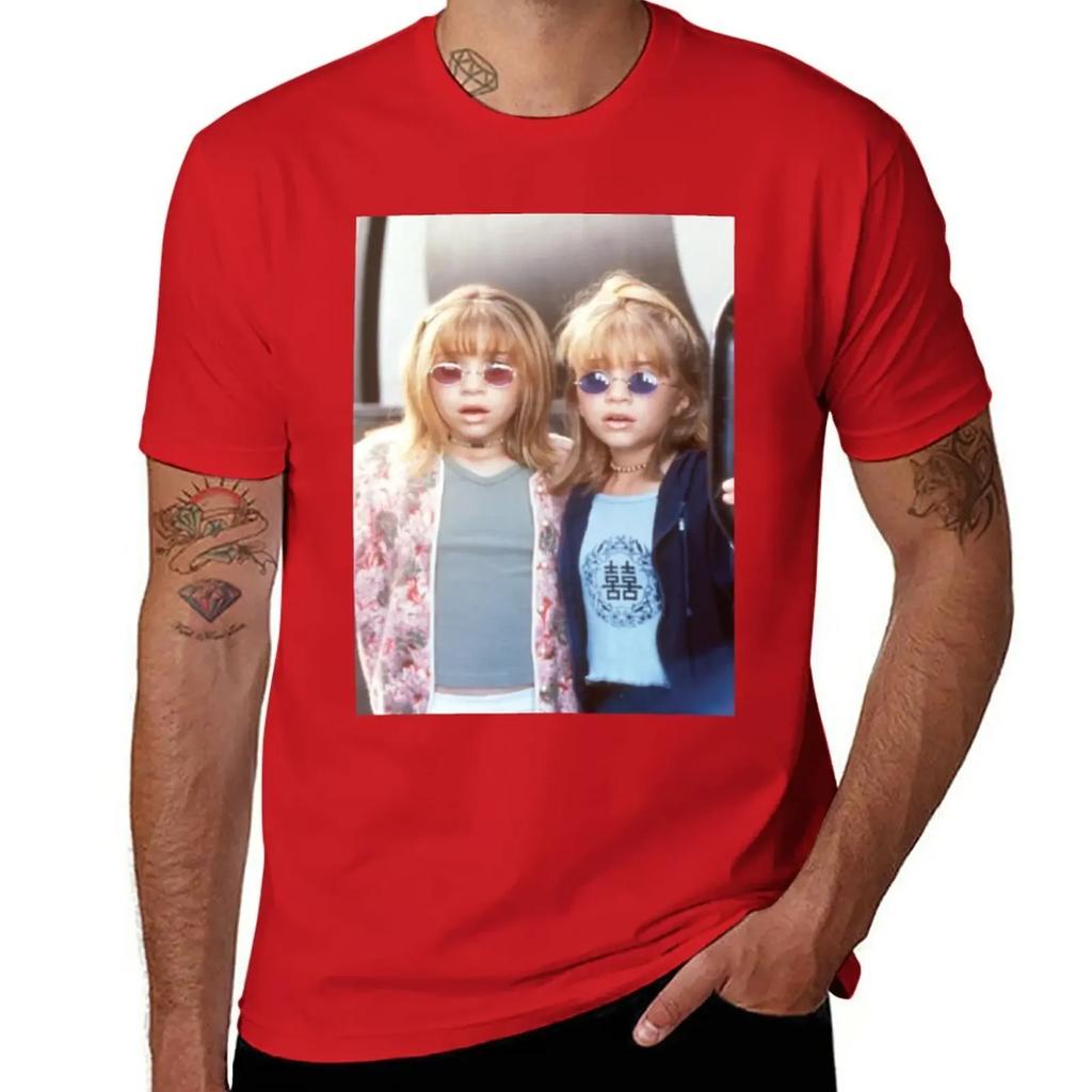 Ashley and Mary Kate T-Shirt sublime vintage clothes fitted t shirts for men