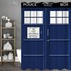 Police Pavilion Blue UK Tardis Giant Fantasy Art Shower Curtain, Bathroom Decorative Shower Curtain, Waterproof Shower Curtain w