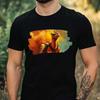 T-Shirt Herren Kamel als Feuerwehrmann Motiv Baumwolle Größe XS bis 5XL