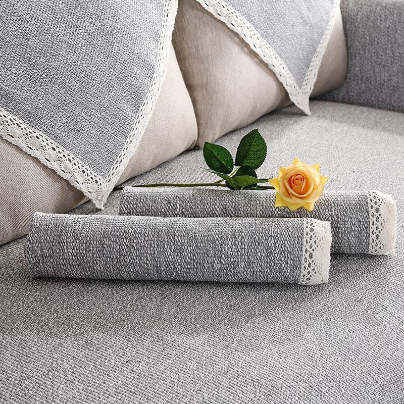Minimalist Sofa Cushion, Seat Cushion Fabric, All Season Universal Anti Slip Cotton and Linen Seat Cushion, Backrest Towel Cover, Sofa Cover