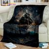 3D Pirate Ship Boat,Sailboat,Barque Blanket,Soft Throw Blanket for Home Bedroom Bed Sofa Picnic Travel Office Cover Blanket Kids