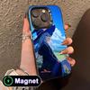 Wandering Witch Elaina Translucent MagSafe Mobile Phone Case for iPhone 17 16 15 14 13 12 11 Air Pro Max Plus Colorful Cover