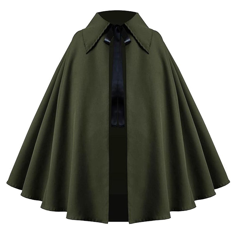 Short Cape Cosplay Set Multicolor Retro Lapel Shawl Halloween Comic Con Role Play Costume