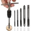 Adjustable T-Handle Tap Wrench 3-6mm Repair Drill Bit Machine Screw Thread Metric Plug Reamer Manual Hand Tool M3 M4 M5 M6 M8