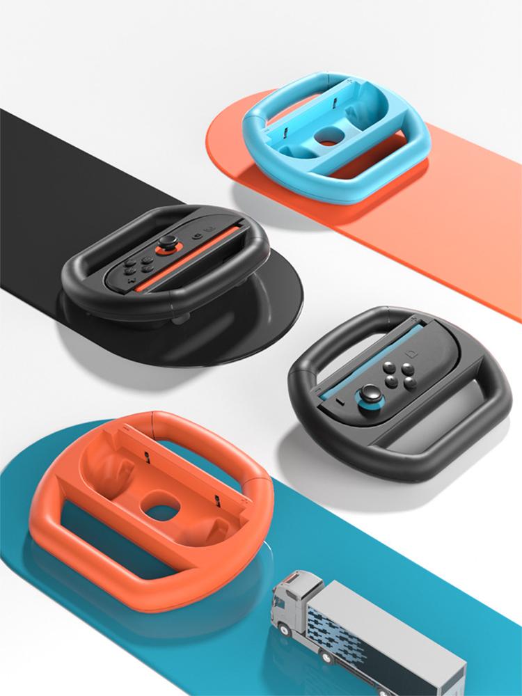 4Pcs Steering Wheels Racing Wheels Controller Handle Holder for Nintendo Switch2 Joy-Con Controllers