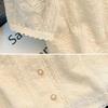 Blouse en dentelle à manches courtes style français pour femme, haut chic tendance, chemise élégante et décontractée