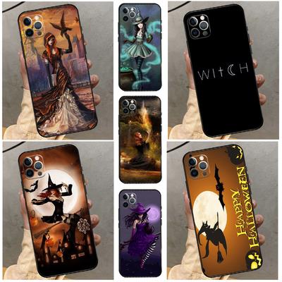 Halloween Moon Witch Horror Case For Realme 13 Pro Plus 11 12 14  C71 C75 C55 C51 C53 C25 C63 C61 C65 C67 GT6 GT7 15 Pro