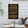 2D Flat, 1pc Czech Slogan Tin Sign 7.87x11.81inch | Aluminum Metal Wall Art | Vintage Style Decor for Home, Restaurant, Cafe, Bar, Garage | Funny