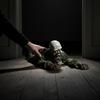 Hängende Zombie-Dekoration Blutige kriechende Figur Lebensecht für Bar