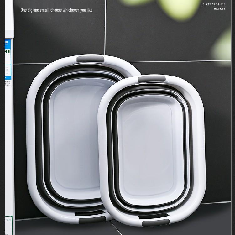 40L Outdoor Laundry & 26L Folding Storage Basin for Dirty Clothes