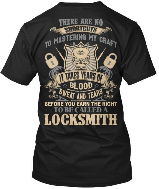 Locksmith T-Shirt Size S to 5XL S