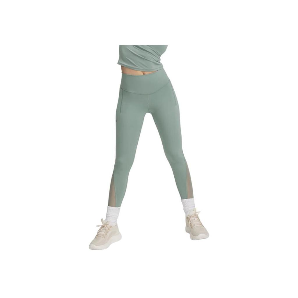Under Armour Comfortable Mid-Rise Casual Breathable Slim Fit Sports Pants Women Pants Green 1389871-348