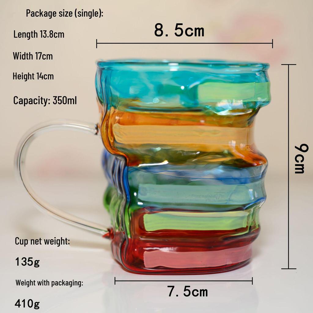 Cross-Border Painted Book Art Mug - Coffee & Gift Cup