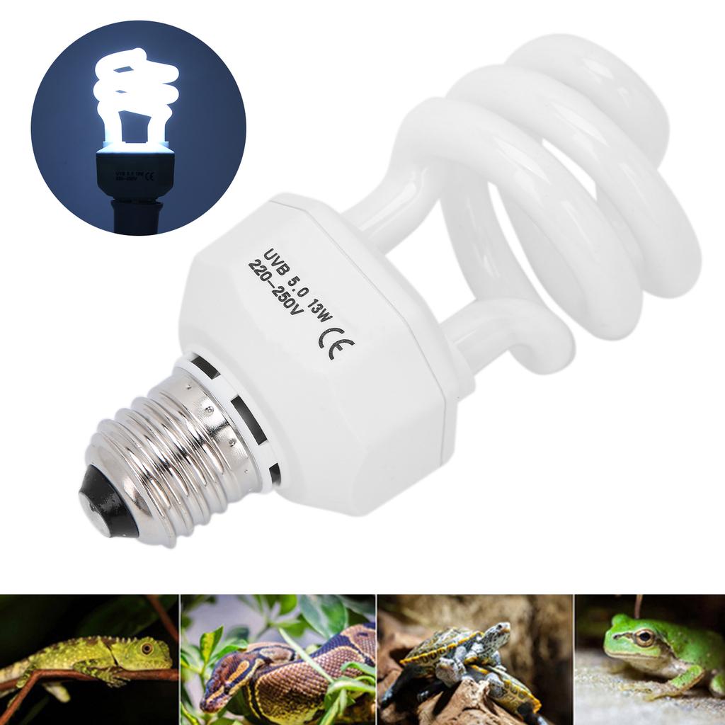 Reptile UVB Energy Saving Lamp Tortoise Lizard Calcium Supplement Plant Ultraviolet Light5.0 13W